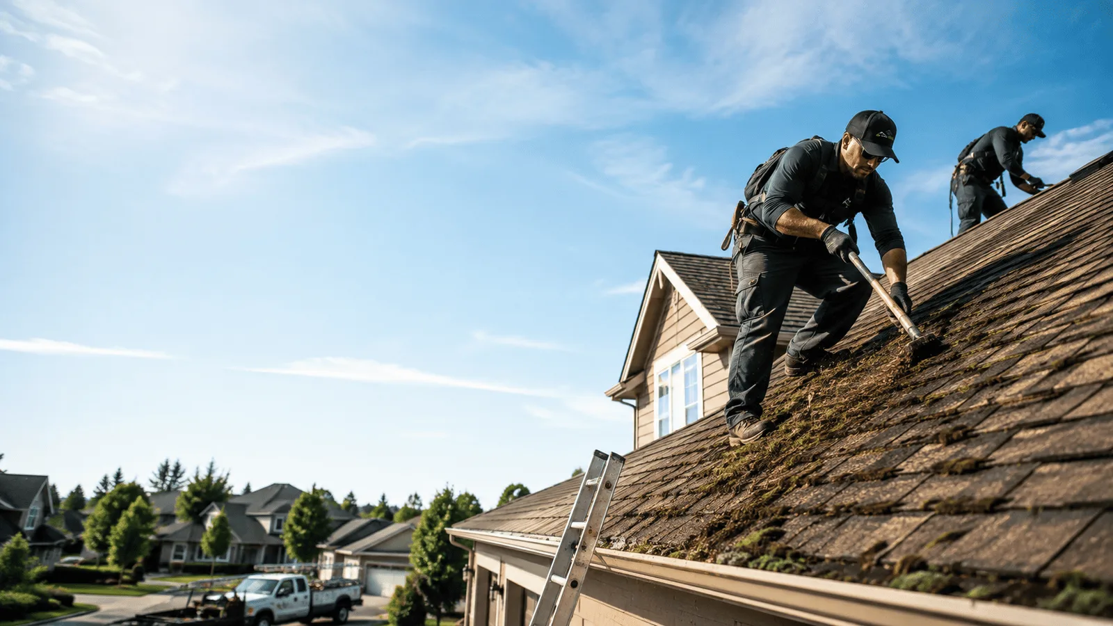 Roof Moss Removal in Mattoon, IL near me